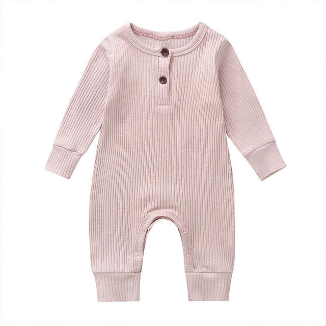 Long Sleeve Knitted Baby Romper