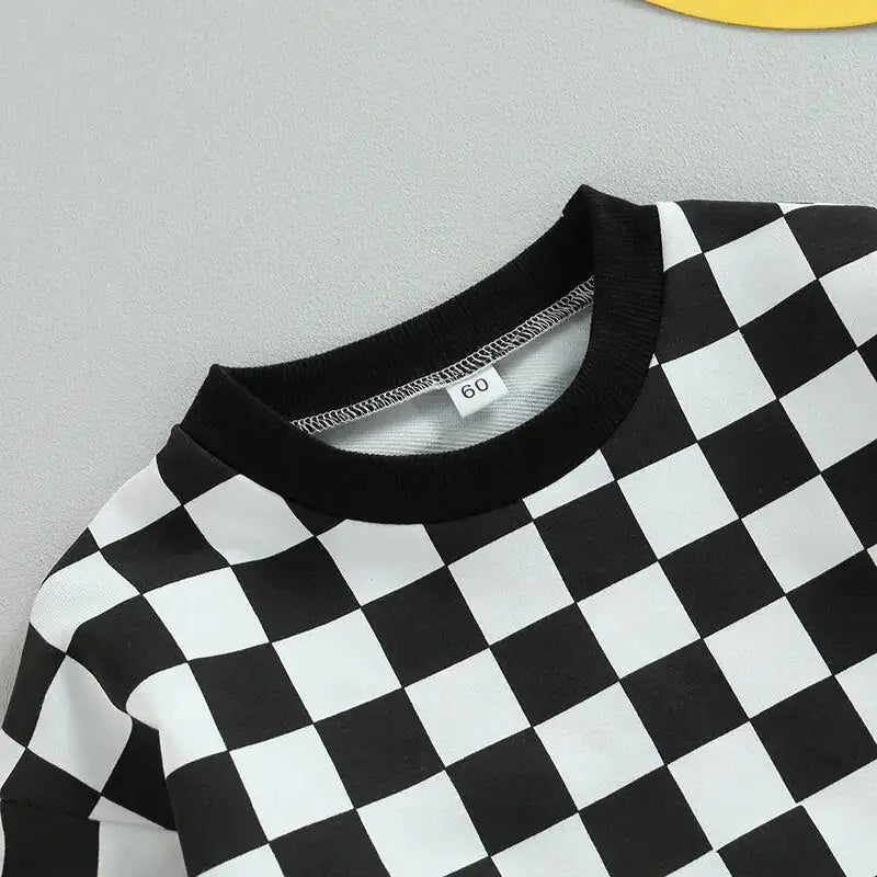 Checker Romper Onesie