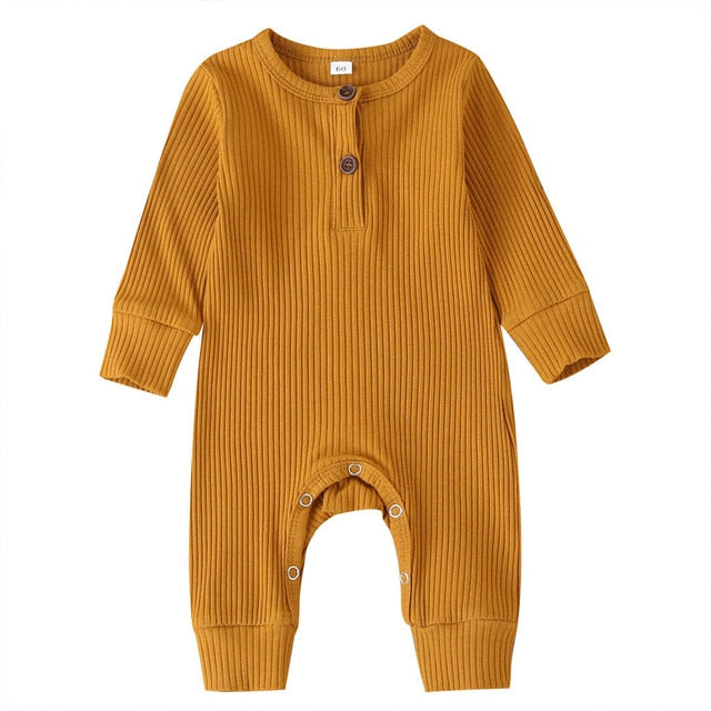 Long Sleeve Knitted Baby Romper