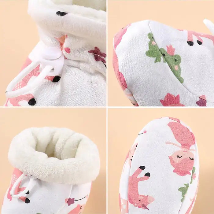 Furry Basket Baby Boots