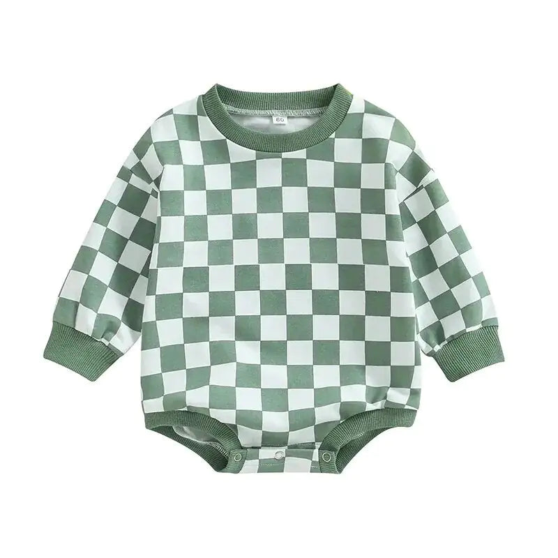 Checker Romper Onesie