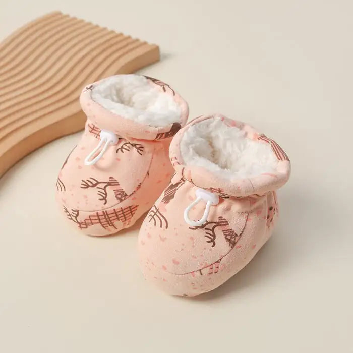 Furry Basket Baby Boots