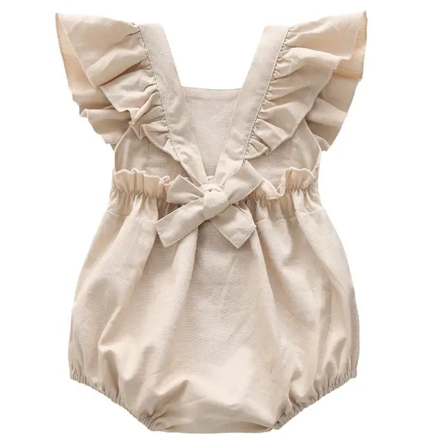 Vintage Linen Cotton Romper