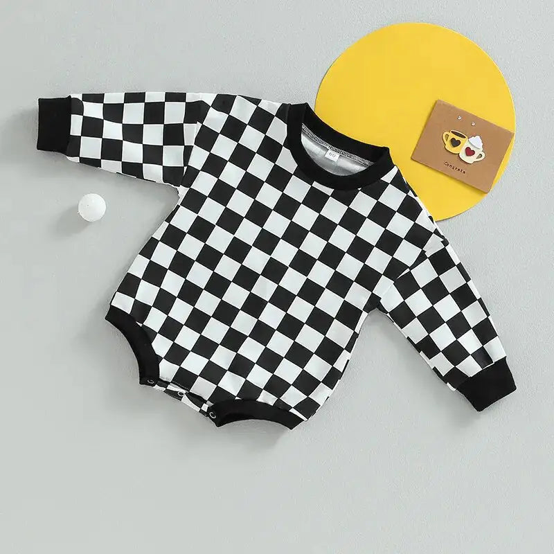 Checker Romper Onesie