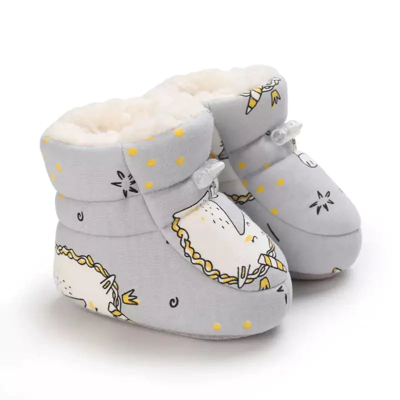 Plush Fleece Baby Boots