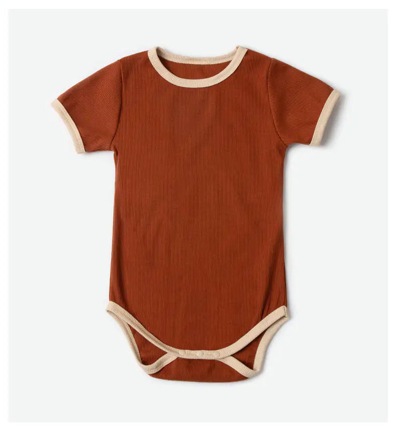 Summer Retro Baby Romper