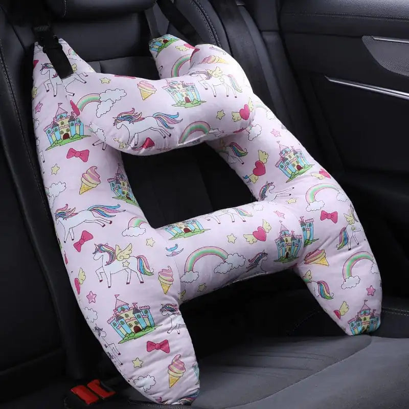 Kids Car Protection Seat Travel Pillow