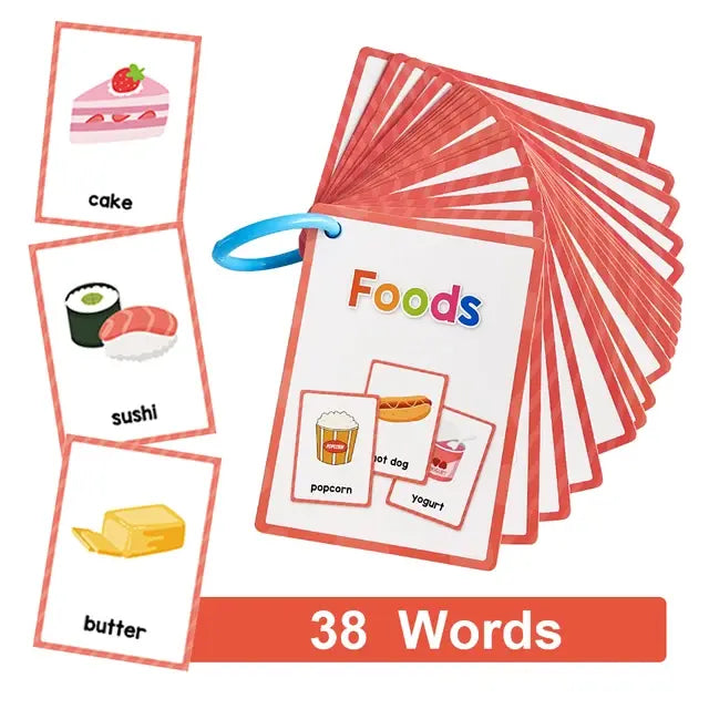 English Words Educational Flashcards