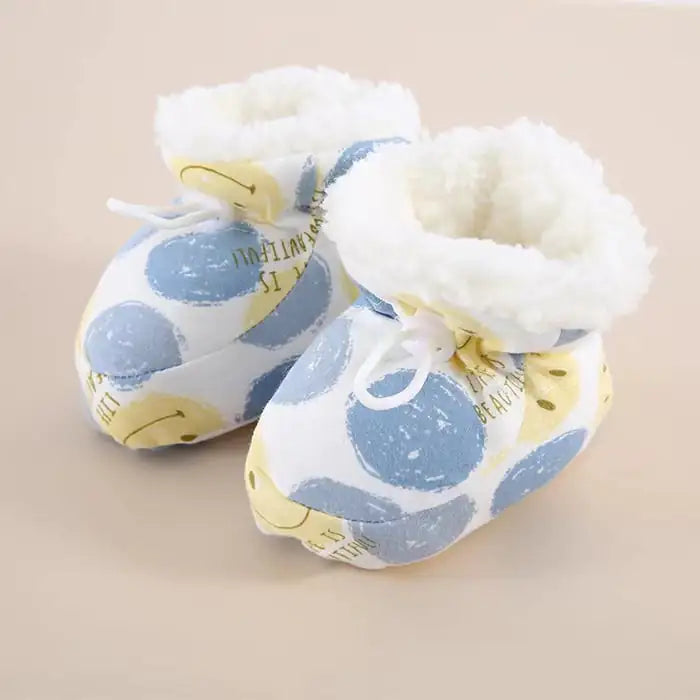 Furry Basket Baby Boots