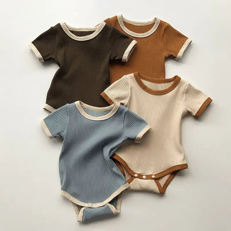 Summer Retro Baby Romper