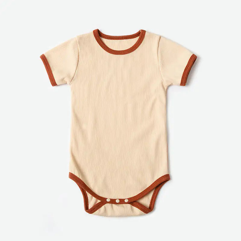 Summer Retro Baby Romper