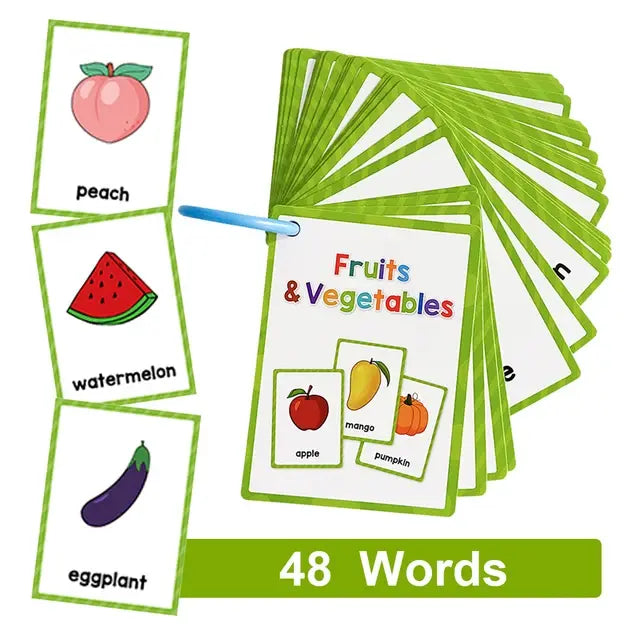 English Words Educational Flashcards