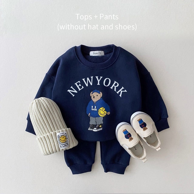 Toddler Casual Bear Set