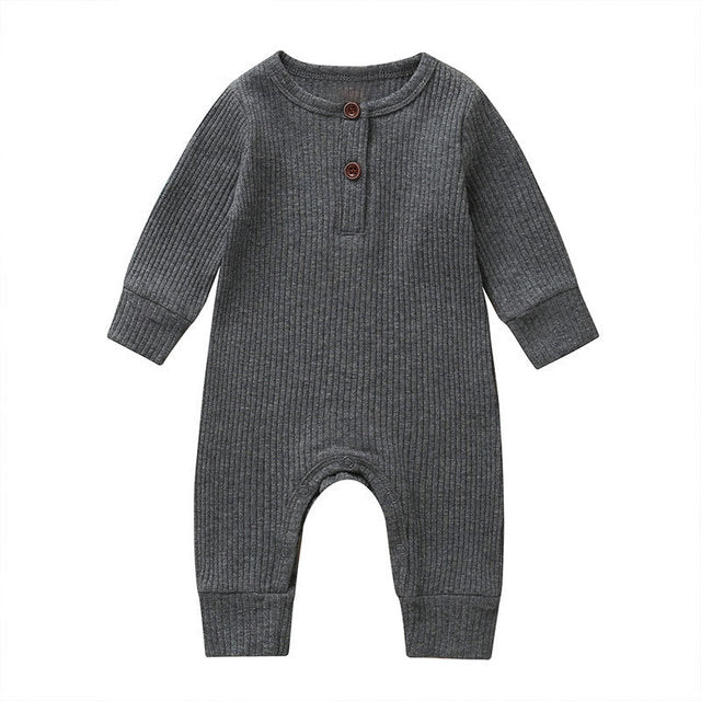 Long Sleeve Knitted Baby Romper