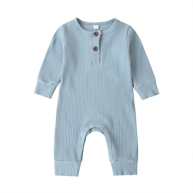 Long Sleeve Knitted Baby Romper