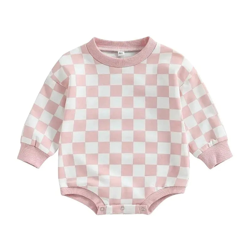 Checker Romper Onesie