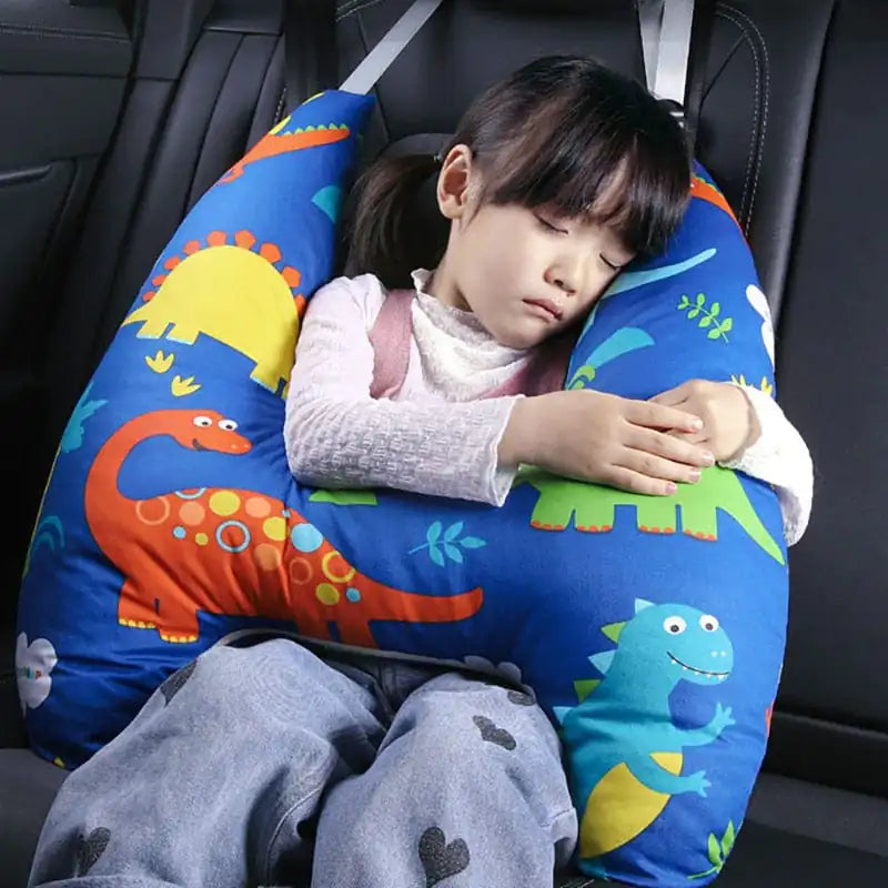 Kids Car Protection Seat Travel Pillow