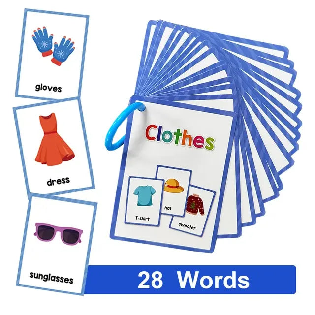 English Words Educational Flashcards