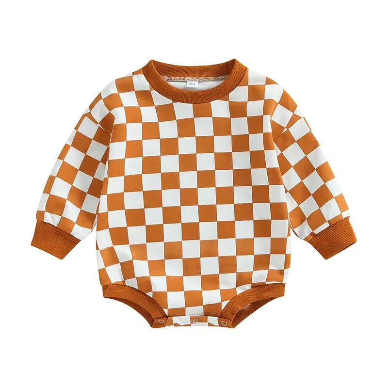 Checker Romper Onesie