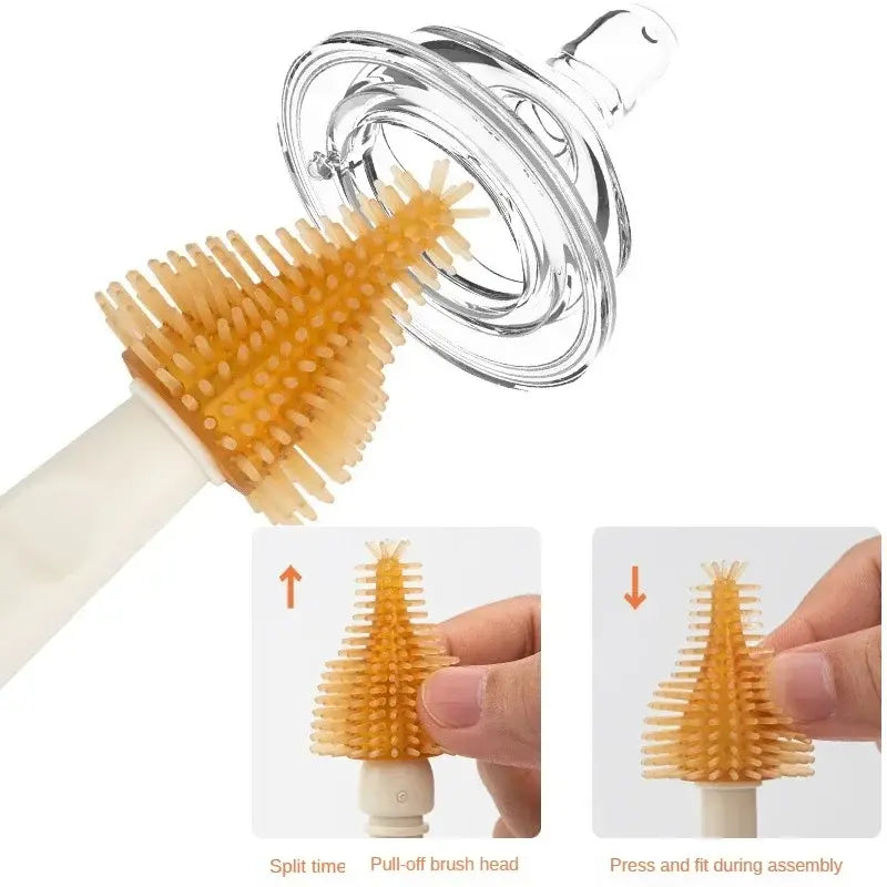 Baby Bottle Cleaner Brush Set Travel Kit