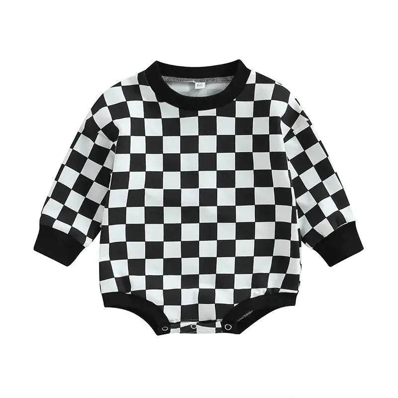 Checker Romper Onesie