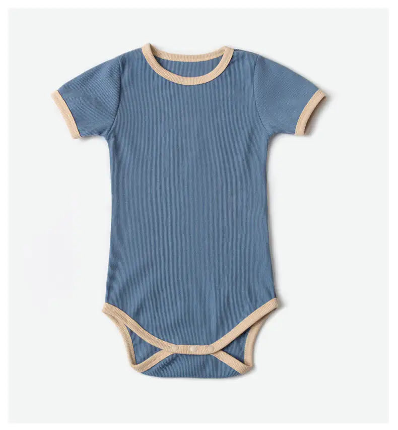 Summer Retro Baby Romper