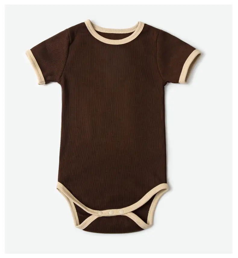 Summer Retro Baby Romper