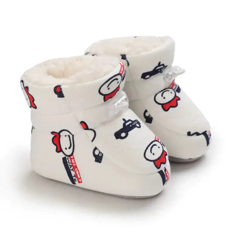 Plush Fleece Baby Boots