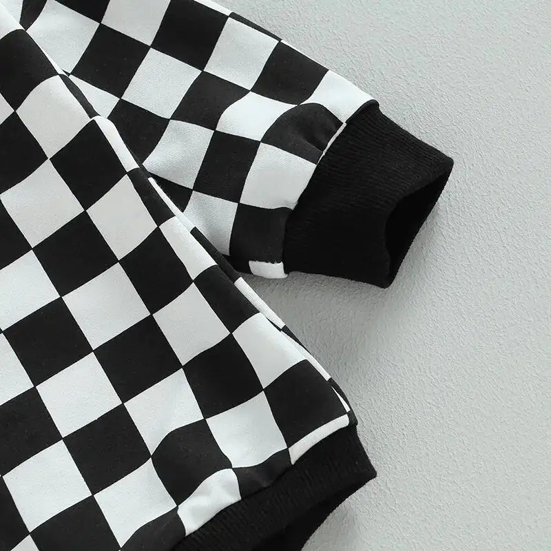 Checker Romper Onesie