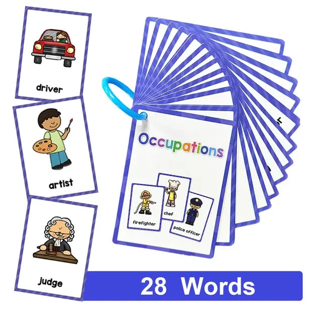 English Words Educational Flashcards