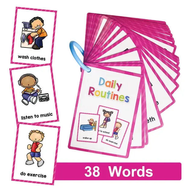 English Words Educational Flashcards