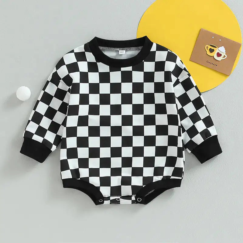 Checker Romper Onesie