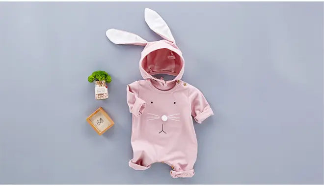 Easter Bunny Onesie with Rabbit Ear Hat