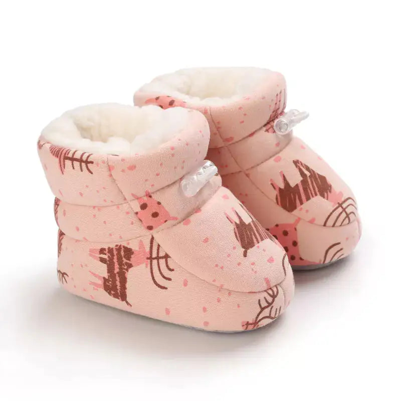 Plush Fleece Baby Boots