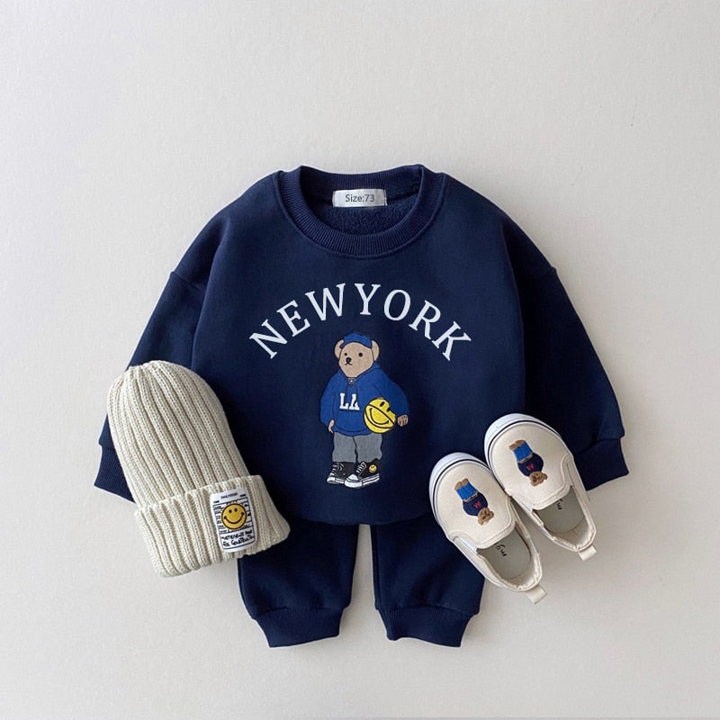 Toddler Casual Bear Set