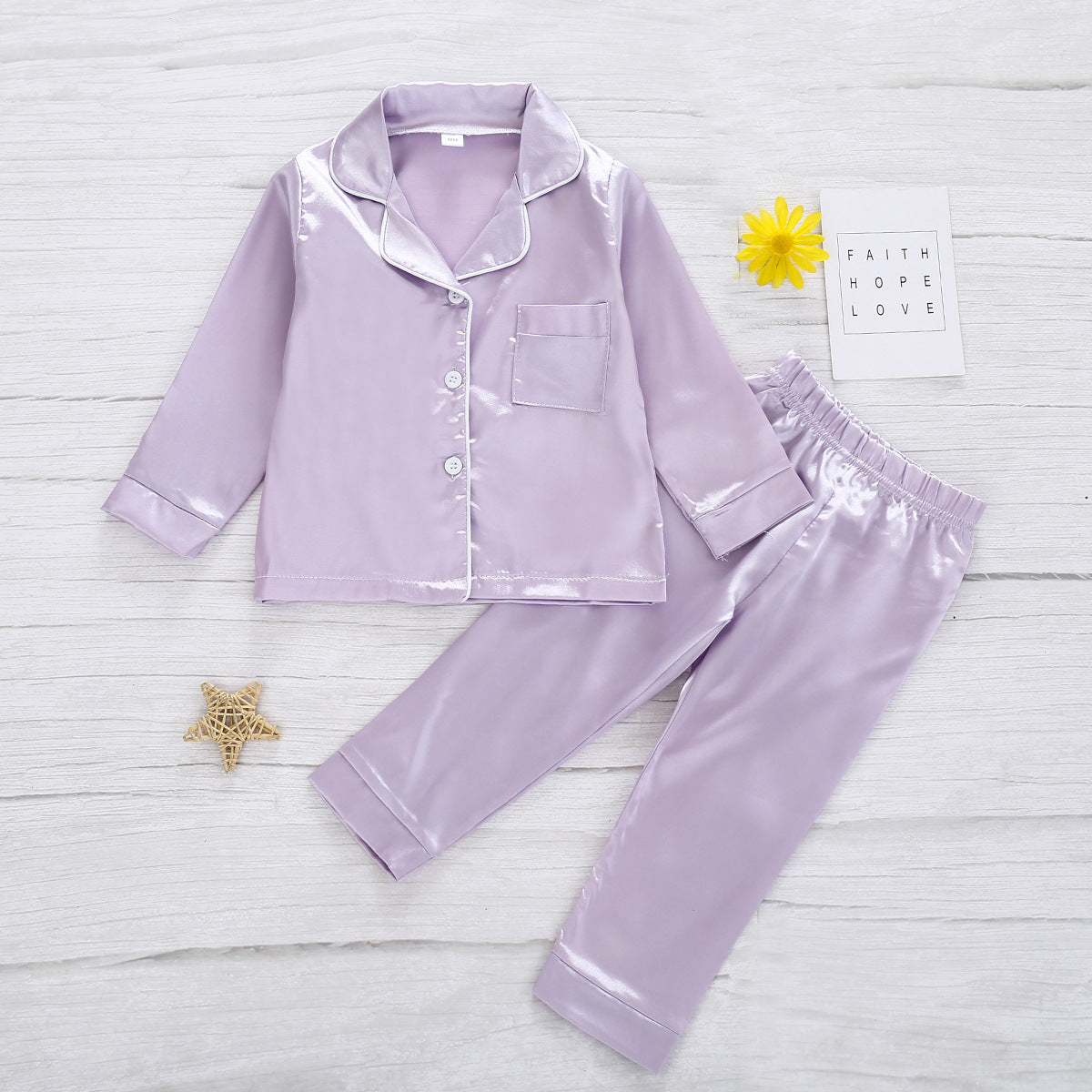 Silk Pajamas Toddler Set