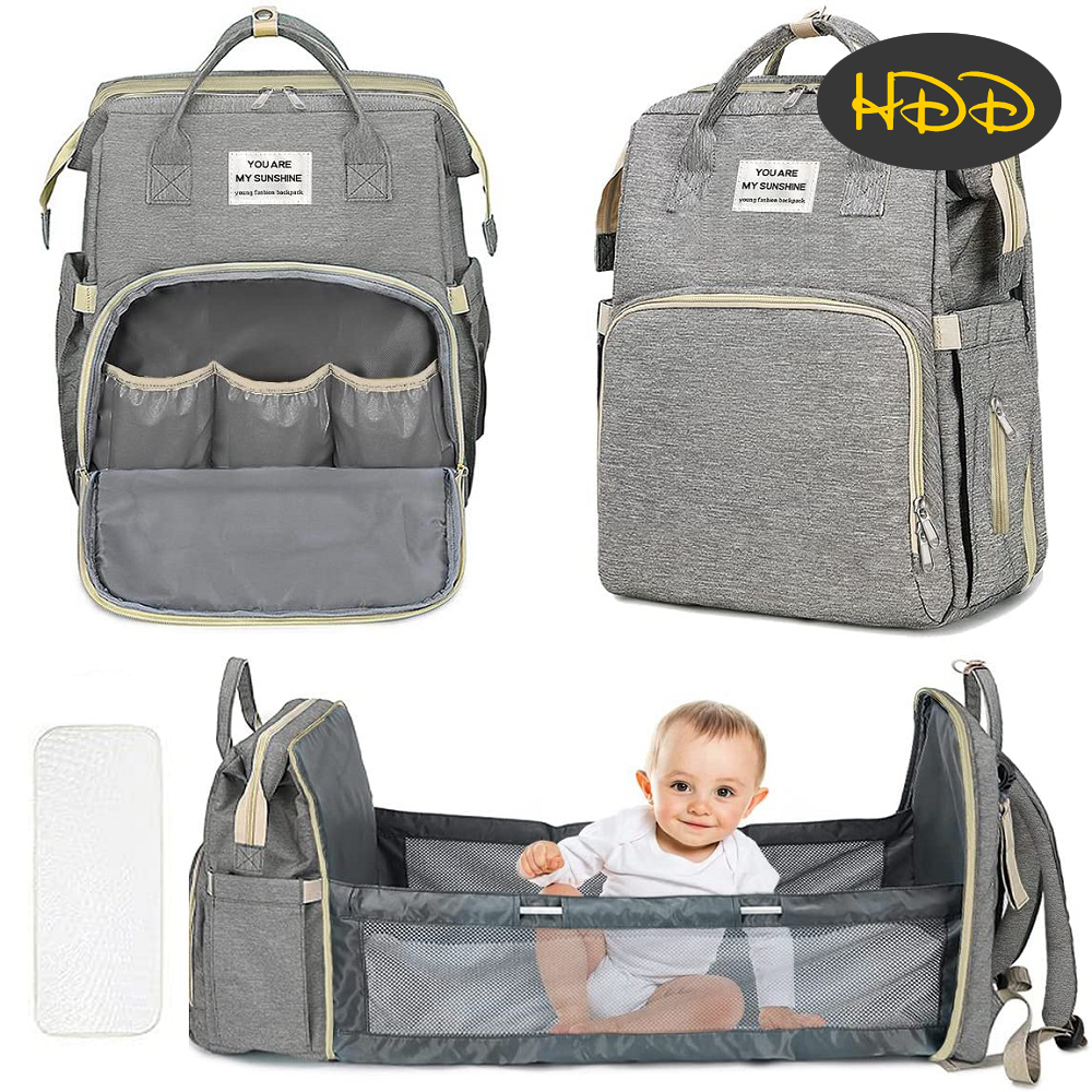 Portable Crib + Diaper Bag