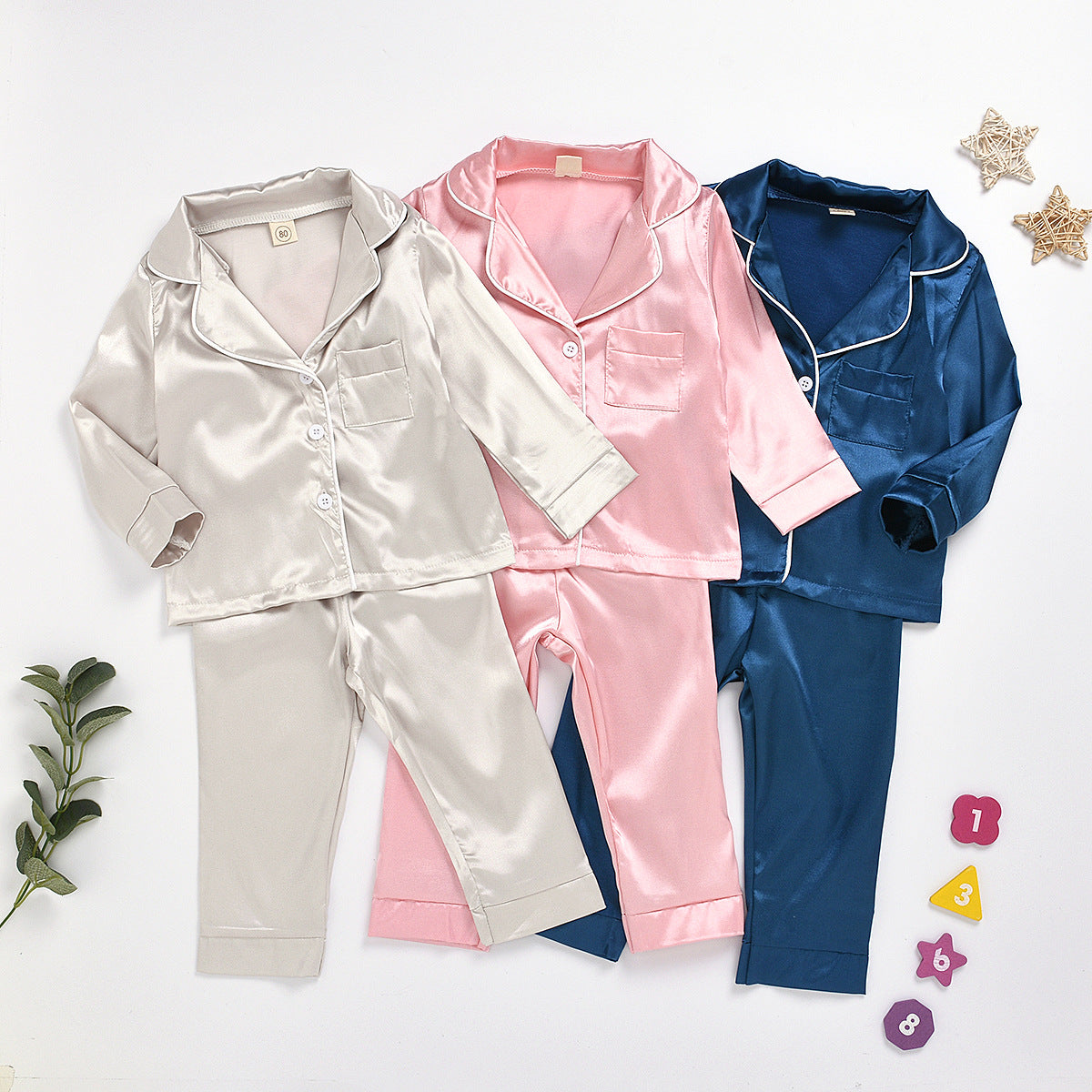 Silk Pajamas Toddler Set