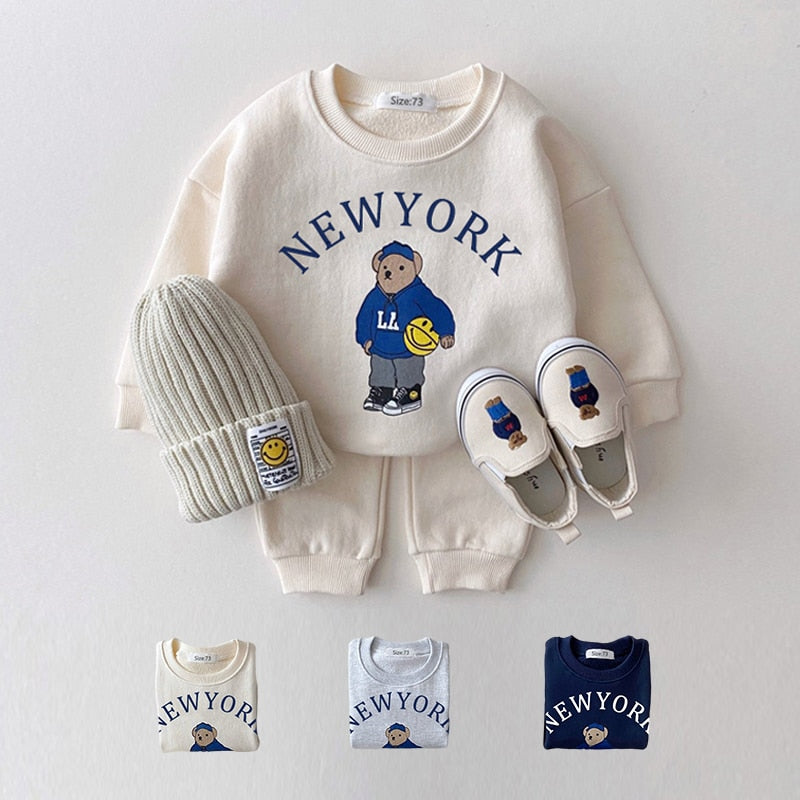 Toddler Casual Bear Set