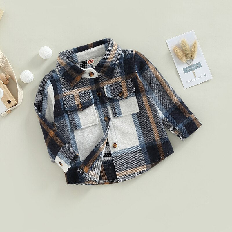 Plaid Patchwork Long Sleeve